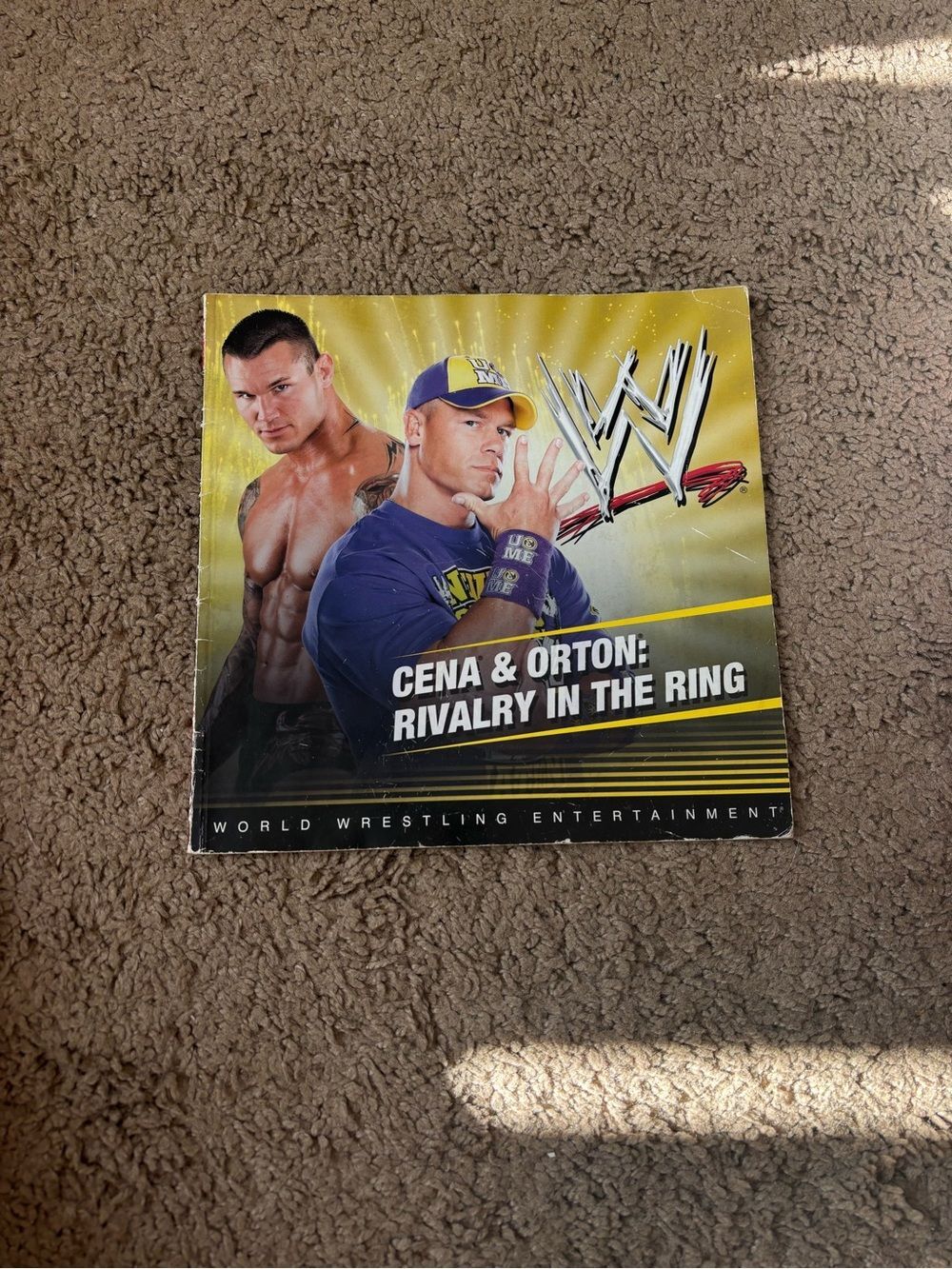 WWE Yellow & Black Cena and Orton Collectible Cover